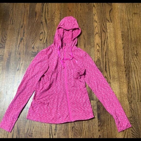 NORTHFACE WOMENS FULL ZIP LIGHTWEIGHT “HOODIE” SIZE M MINT - Picture 2 of 6